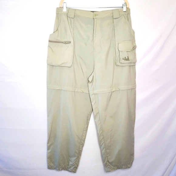Cabela's Guidewear Convertible Pants Men's 2XL Nylon Fishing Hunting Gorpcore - Picture 14 of 15